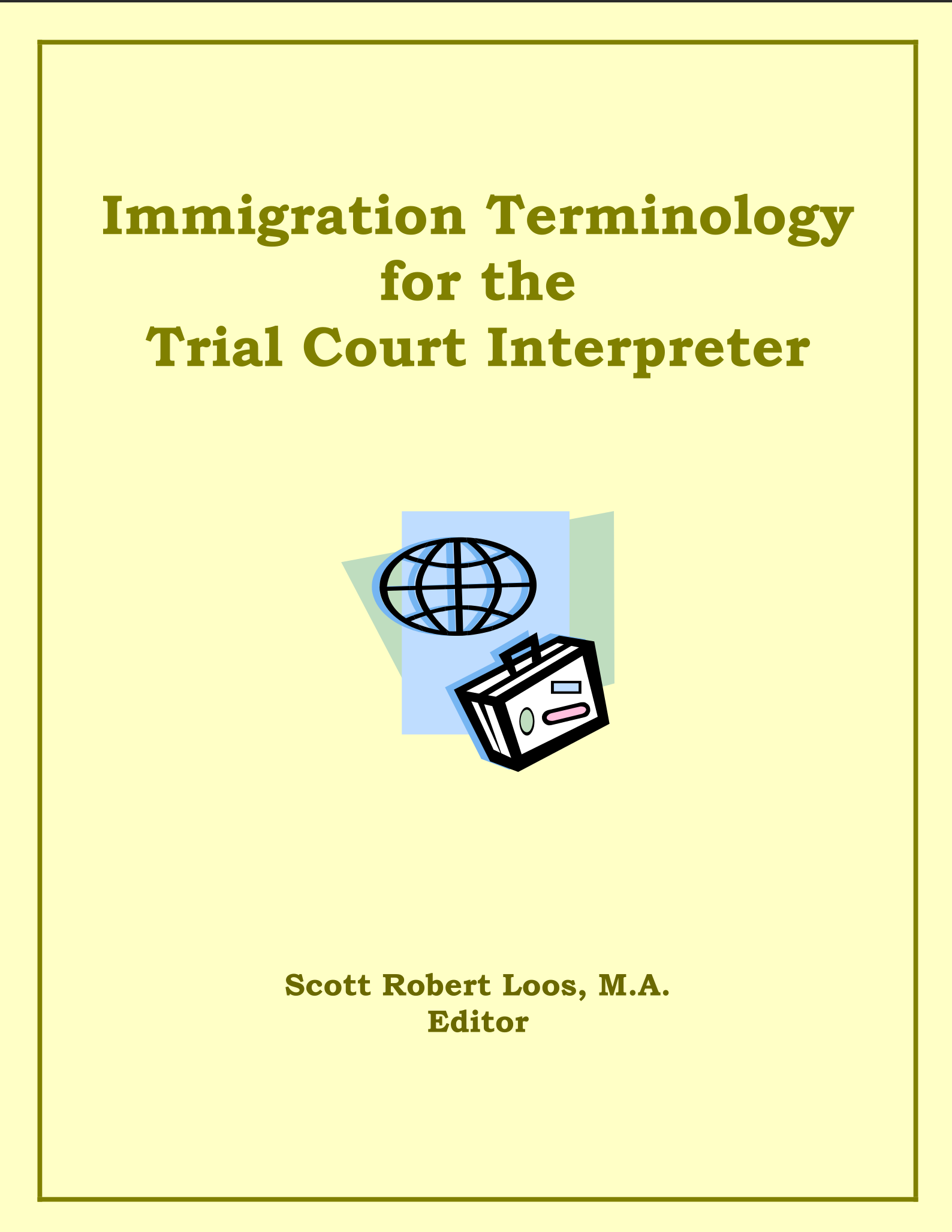 Cover of Loos Immigration Glossary (5-07)
